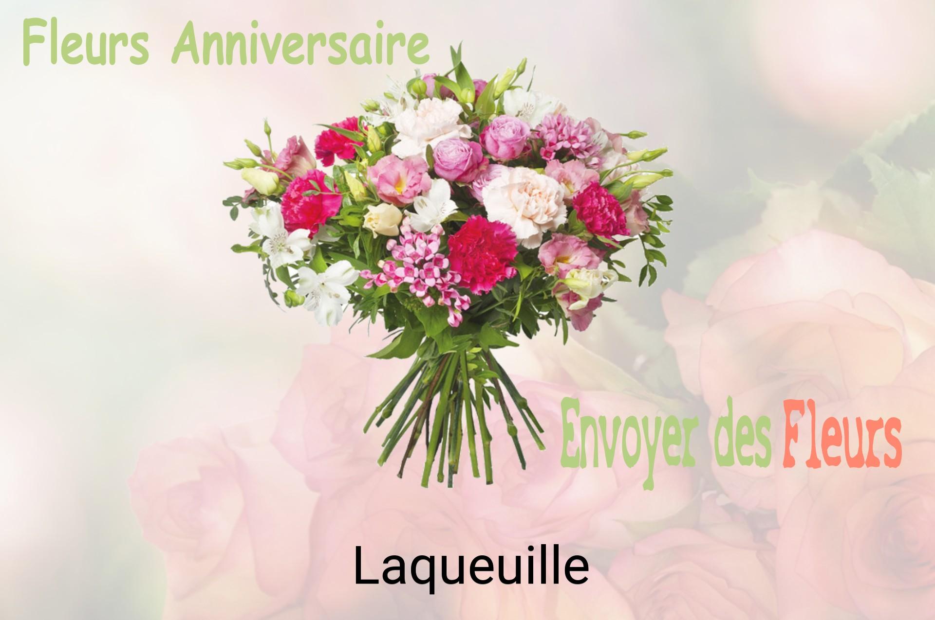 Bouquet de fleurs d’anniversaire livré à Laqueuille