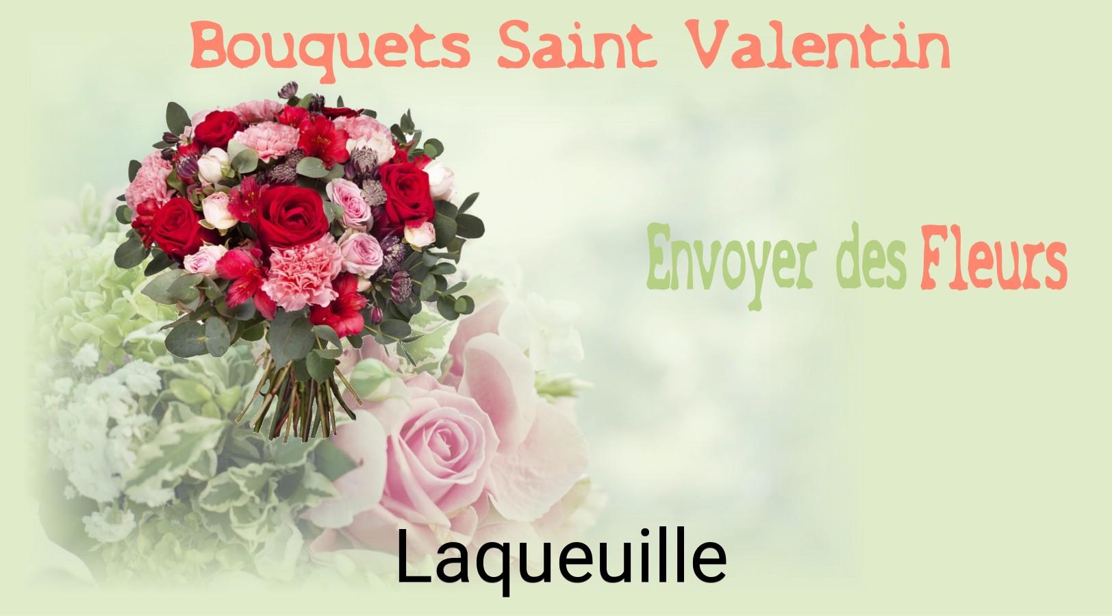 Roses de Saint-Valentin livrées à Laqueuille